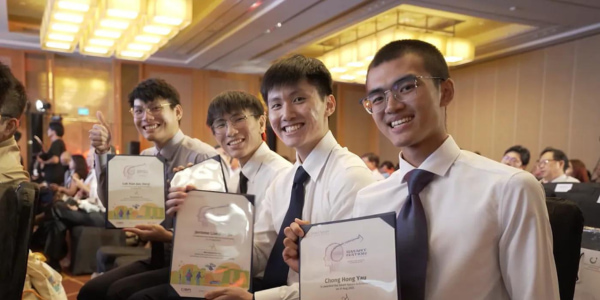 Smart Nation Scholarship recipients posing for a photo