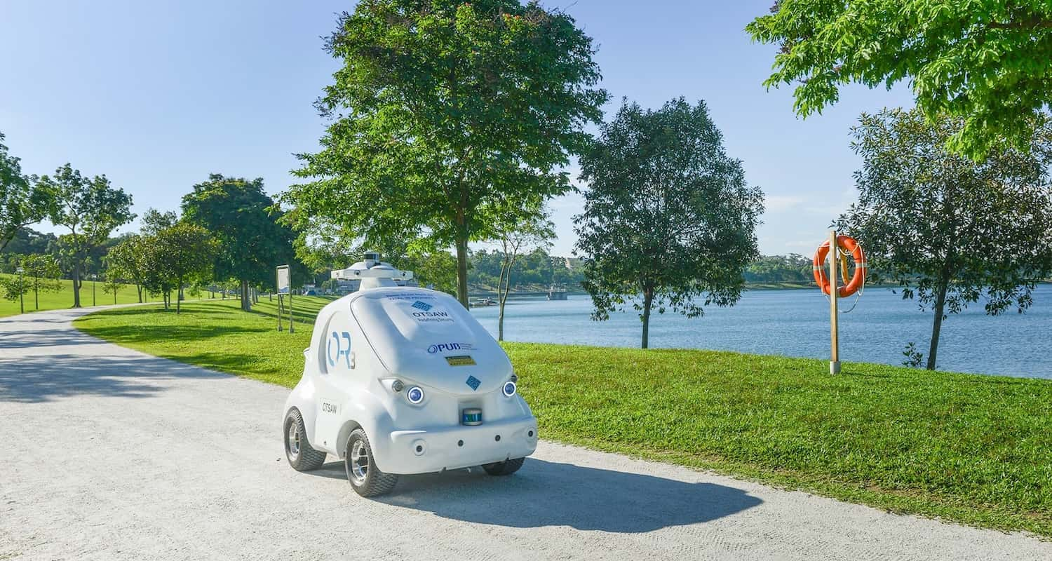 O-R3 patrolling Bedok Reservoir last May as part of PUB’s pilot trial to support surveillance efforts at its plants and reservoirs.