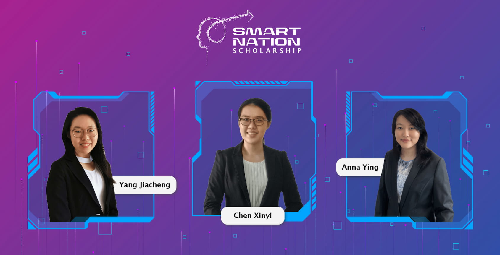 Recipients of GovTech-Smart Nation Scholarship (SNS) 2021